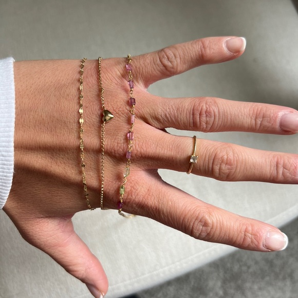 Mejuri Gold Star Ring- 18k gold and diamond - Picture 5 of 7